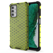 Honeycomb pancirna futrola sa silikonskim okvirom za Samsung Galaxy A32 5G - Zelena KP10003