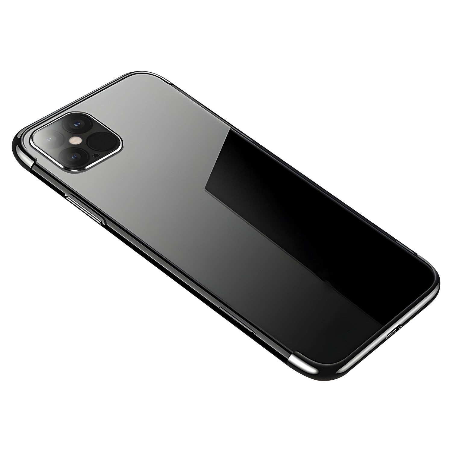Futrola Clear Color s obojenim rubom za Xiaomi Mi 11 - Crna KP10796