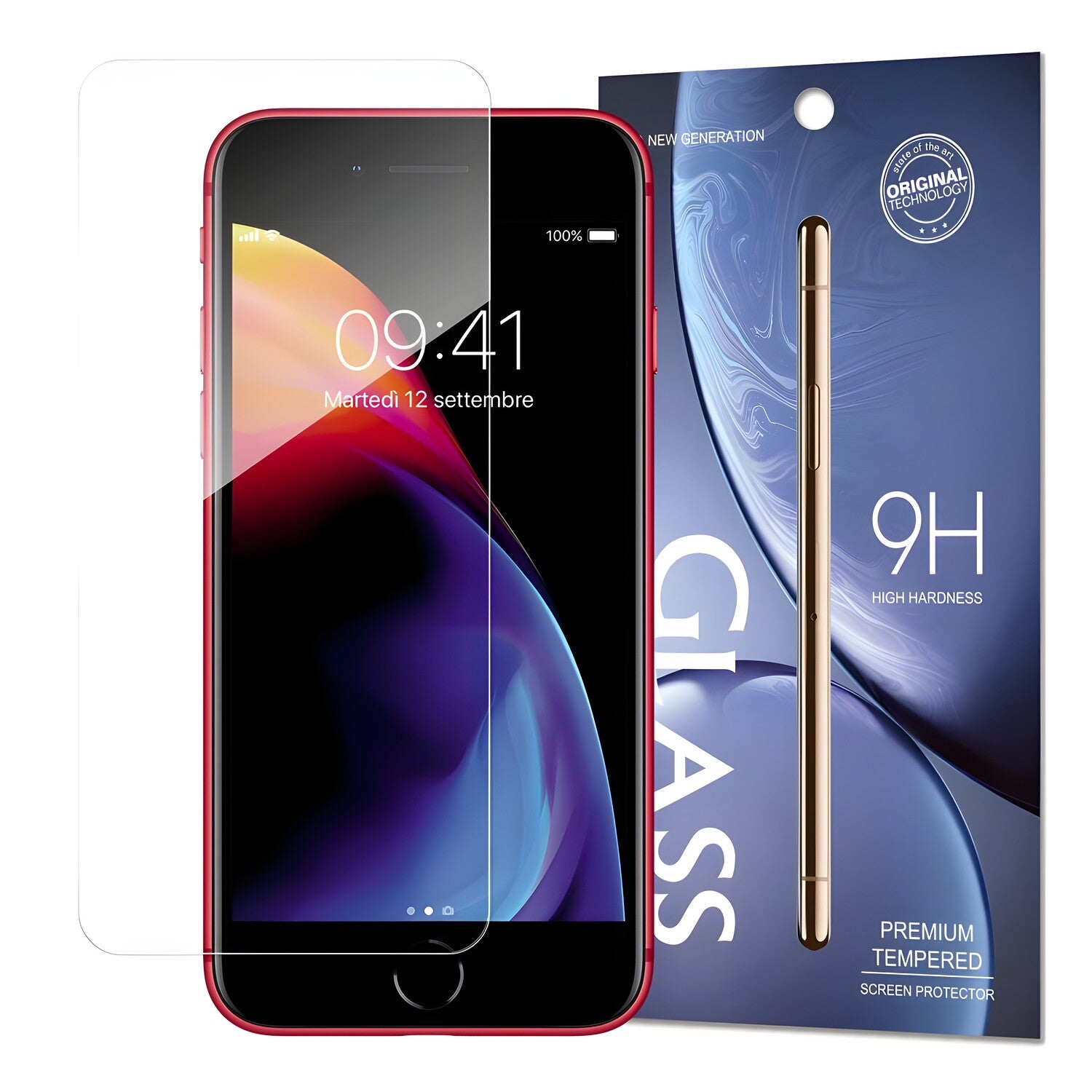 Kaljeno staklo 9H za Apple iPhone 7/iPhone 8/iPhone SE 2020/iPhone 6/iPhone 6s - Prozirna KP11032