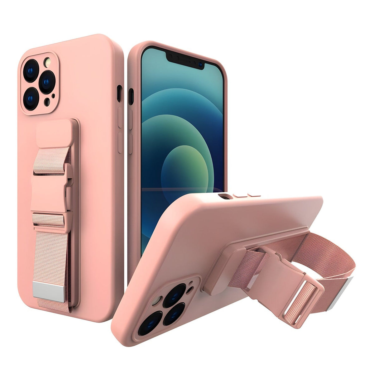 Futrola Rope Case za Samsung Galaxy A12/Galaxy M12 - Roza