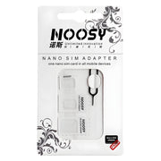 Noosy adapter Nano Micro Sim 3u1 iPhone Set + ključ - Bijela KP14160