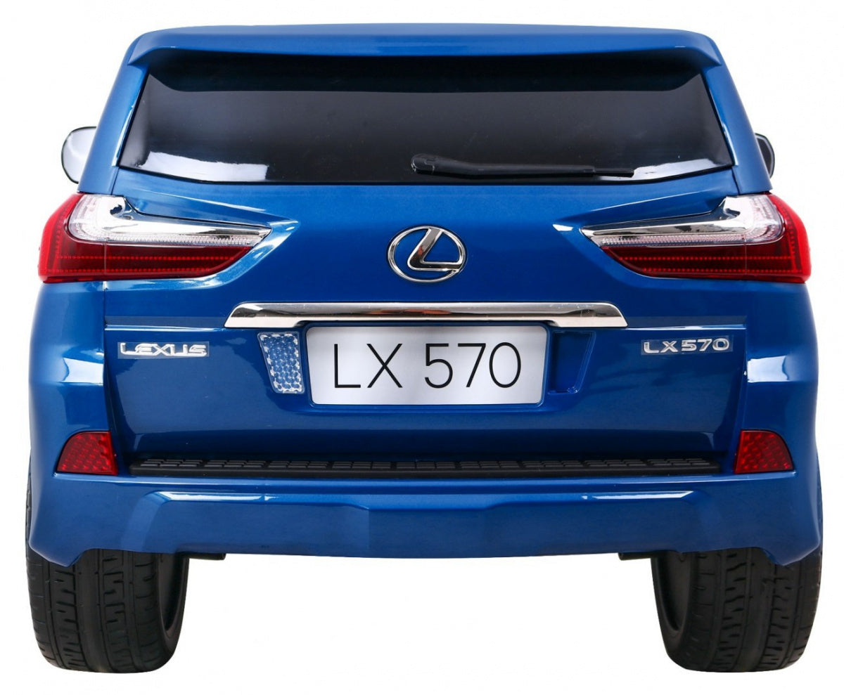 Licencirani auto na akumulator Lexus LX570 4x4 - dvosjed - plavi/lakirani
