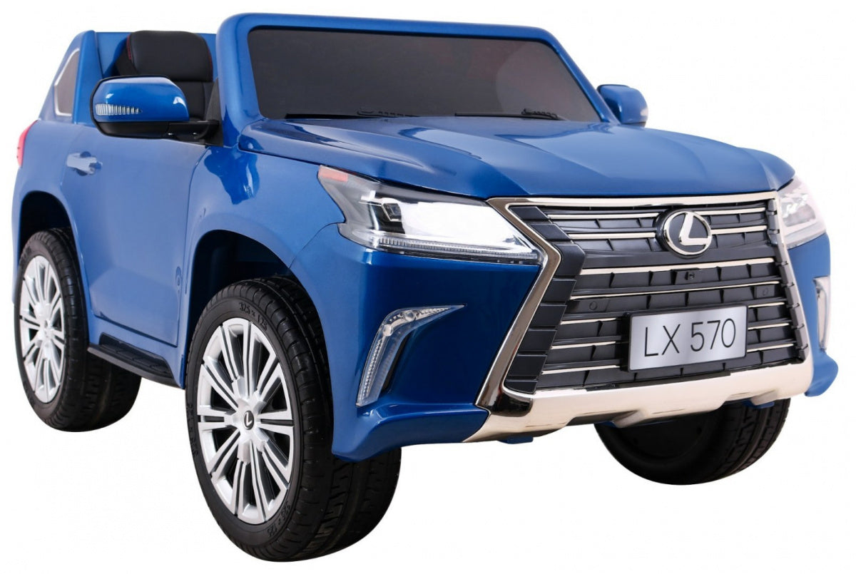 Licencirani auto na akumulator Lexus LX570 4x4 - dvosjed - plavi/lakirani