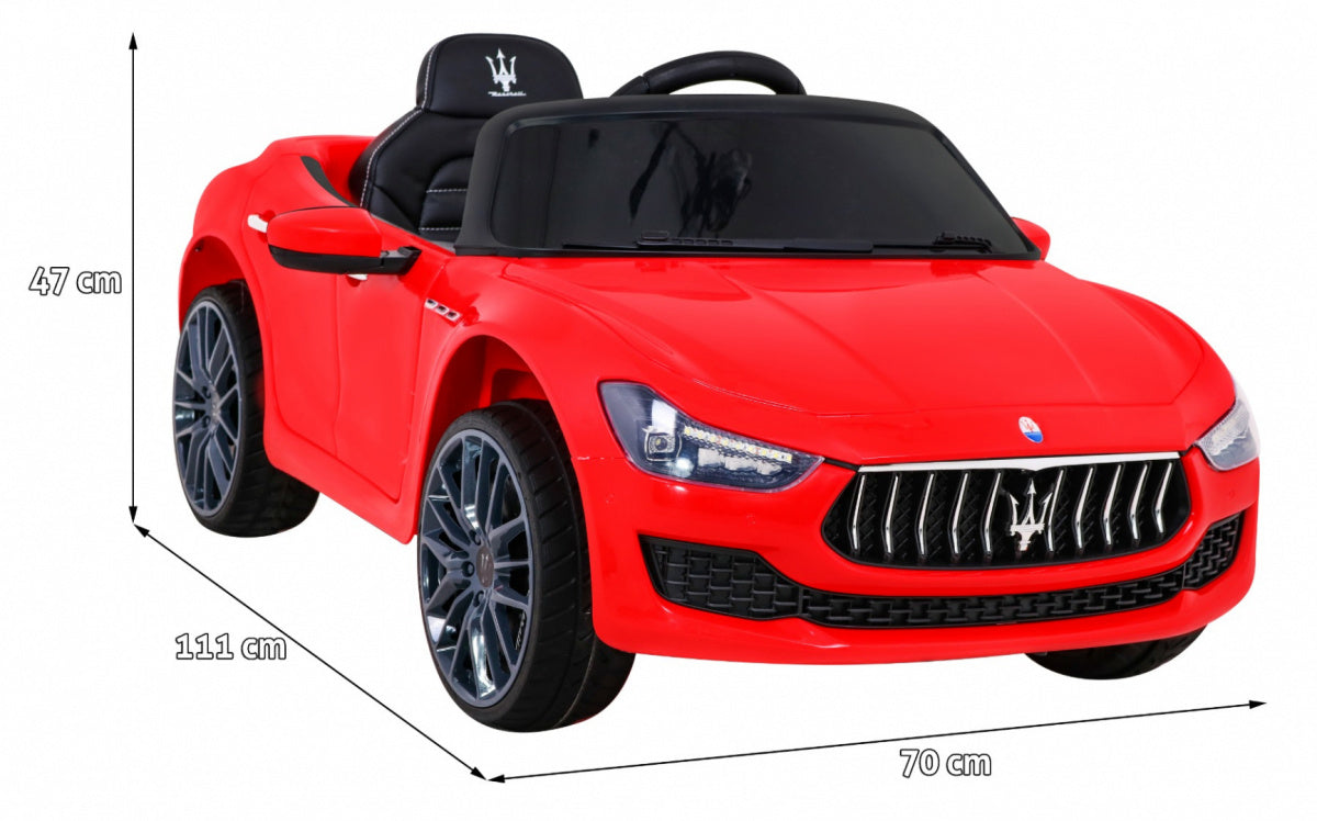 Licencirani auto na akumulator Maserati Ghibli - crveni