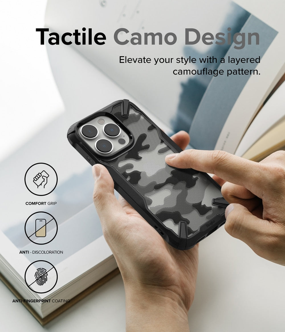 Ringke – Fusion X Design – iPhone 14 Pro Max – Camo Black
