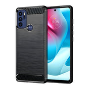 Futrola Carbon Shield TPU za Motorola Moto G60S - Crna KP22080