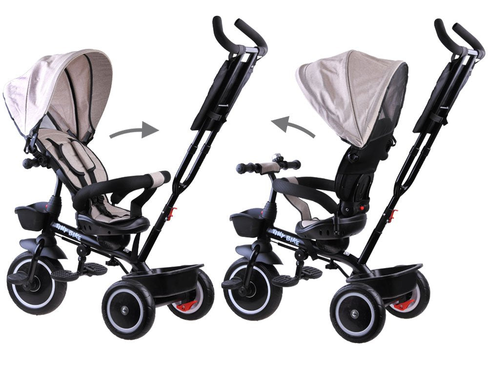 Tricikl Tiny Bike 3u1 – Beige