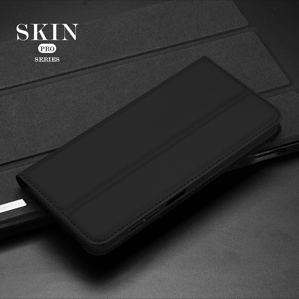 Dux Ducis – Skin Pro flipové pouzdro pro Motorola Moto E22 / Moto E22i - černé