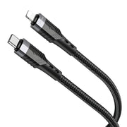 Kabel Borofone USB - C - Lightning - 1.2m - Crna KP23475