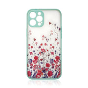 Cvjetna futrola za Apple iPhone 13 - Tirkizna KP24736