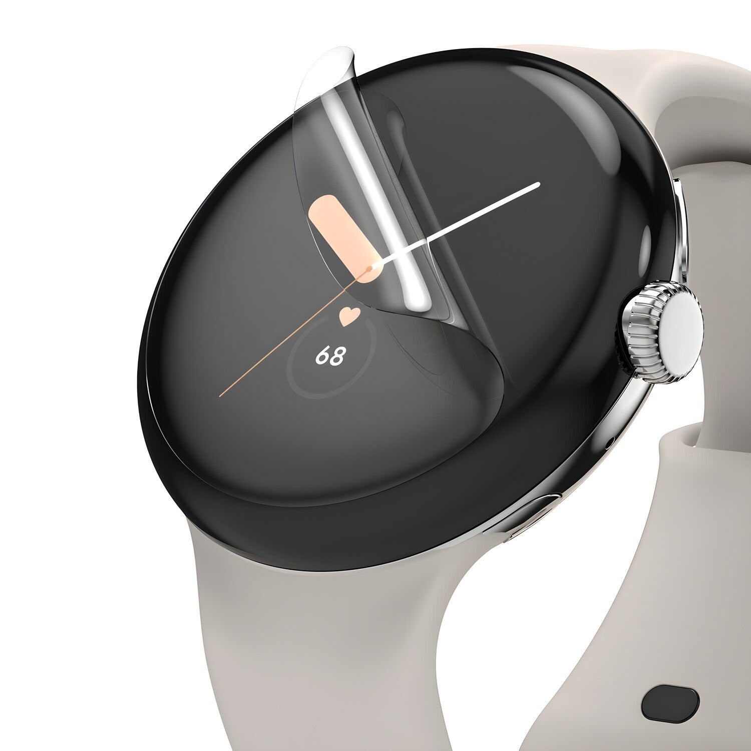 3x Zaštitno staklo za sat Google Pixel Watch - Prozirna KP25752