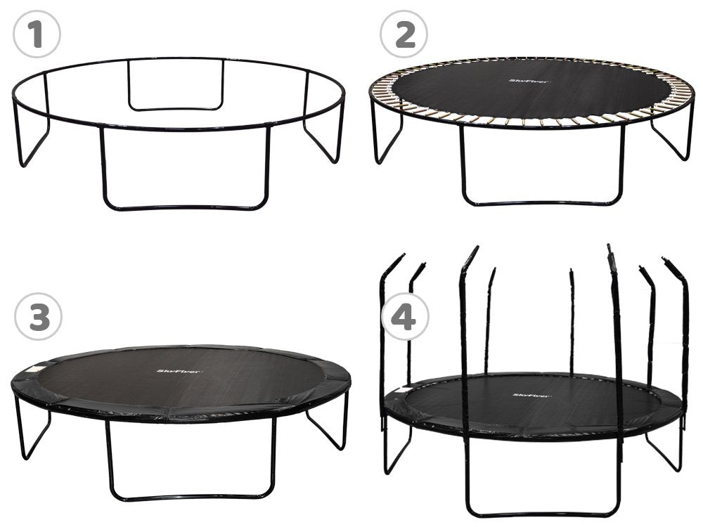 SkyFlyer trampolin crni – 426 cm
