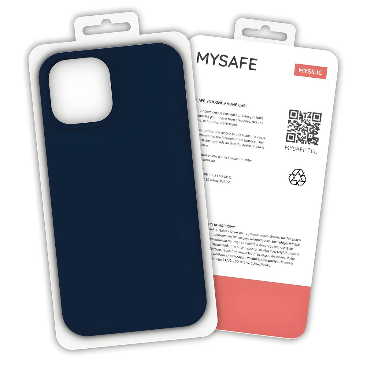 MySafe Silikonska futrola za Apple iPhone XS Max - Tamno plava