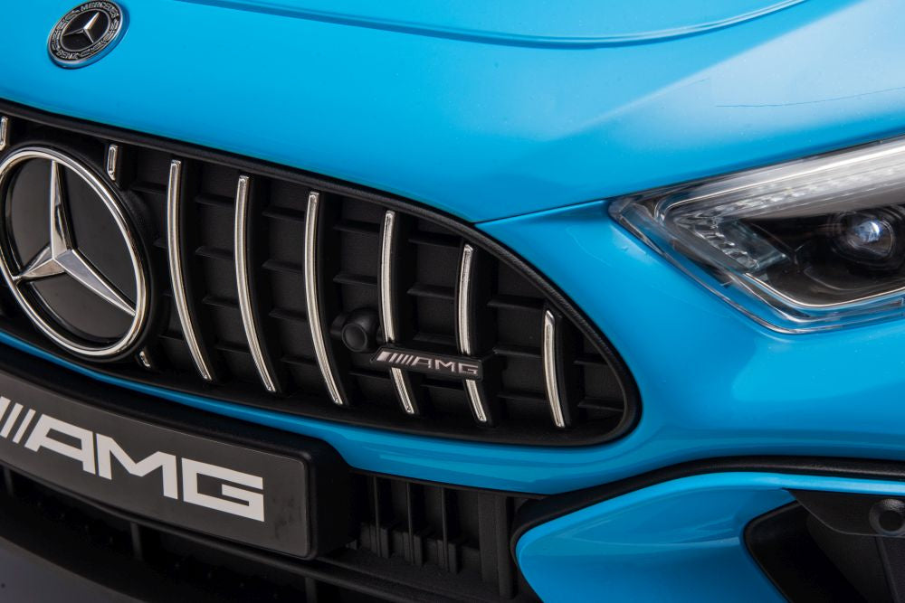 Licencirani auto na akumulator Mercedes AMG SL63 - plavi/lakirani
