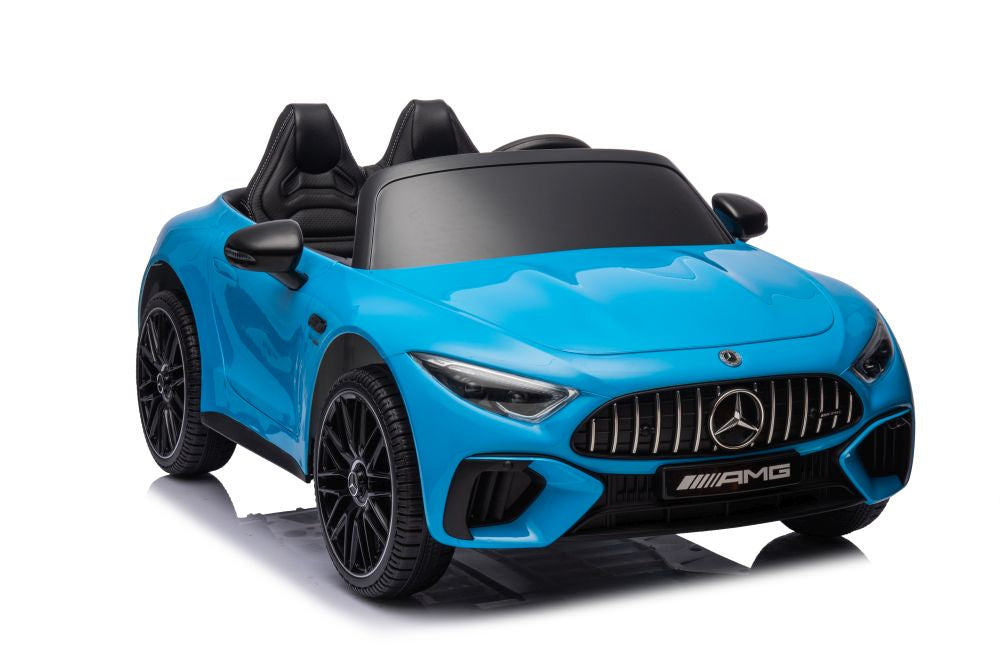 Licencirani auto na akumulator Mercedes AMG SL63 - plavi/lakirani