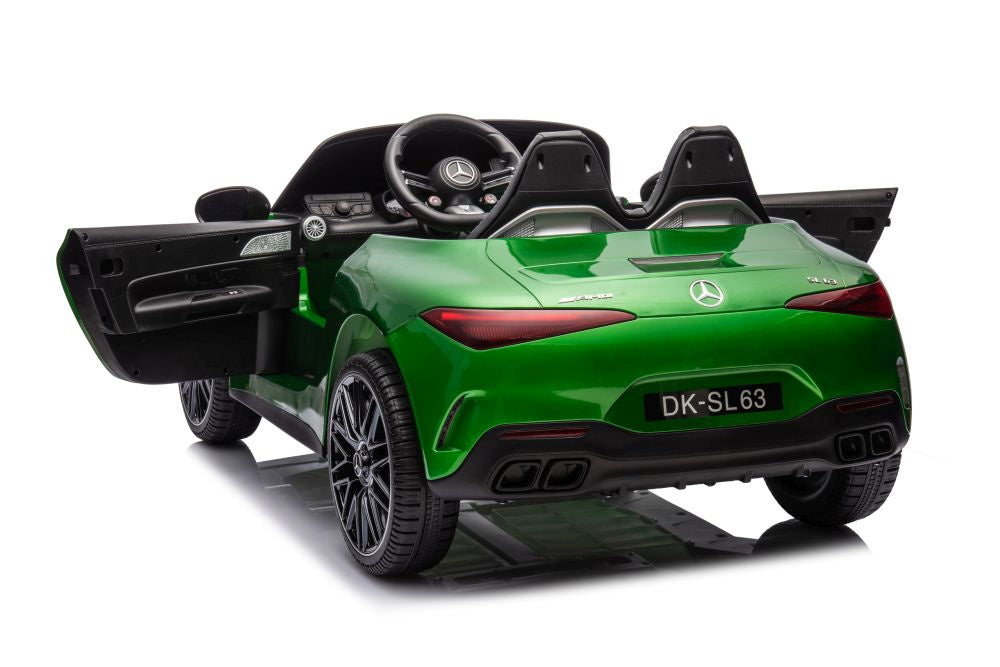 Licencirani auto na akumulator Mercedes AMG SL63 - zeleni/lakirani