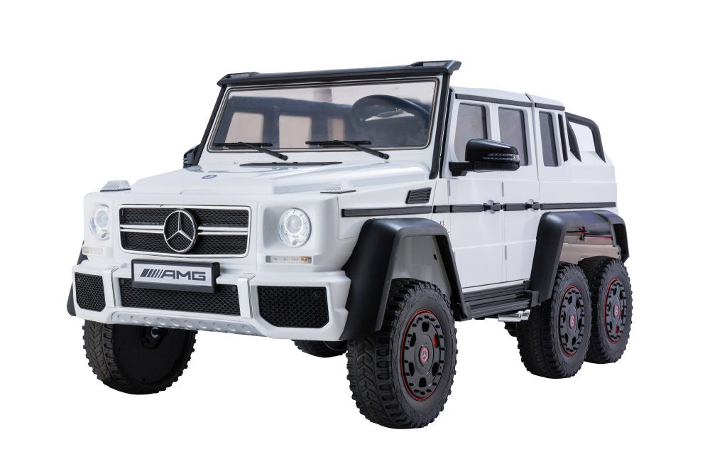 Licencirani auto na akumulator G63 6x4 24V - bijeli