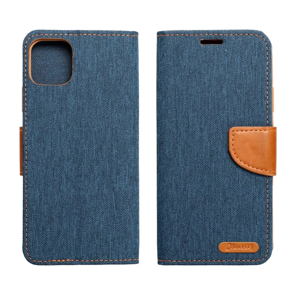 Pouzdro CANVAS Book pro SAMSUNG GALAXY A42 5G tmavě modré
