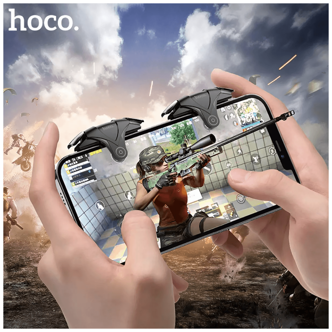 hoco. Gamepad pro mobilní telefon, balení 2 ks - GM5 Wolf