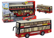 Crveni dupli gradski autobus 1:16 za igru