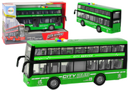Zeleni dupli gradski autobus 1:16 za igru