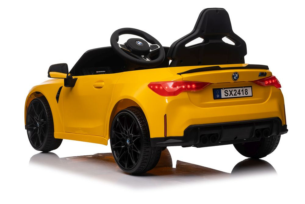 Licencirani auto na akumulator BMW M4 - žuti