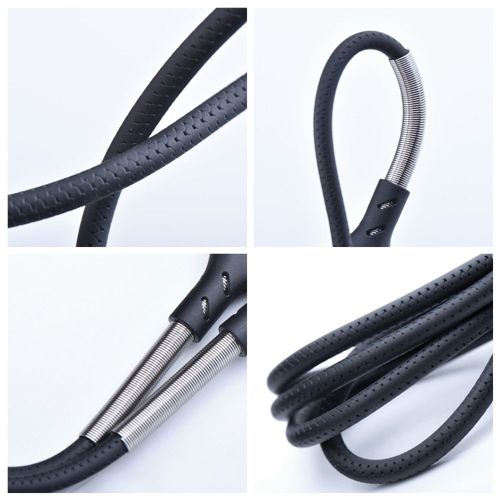 FORCELL Karbonový kabel Type-C na Lightning 8pin Power Delivery PD27W CB-01C černý 1 metr