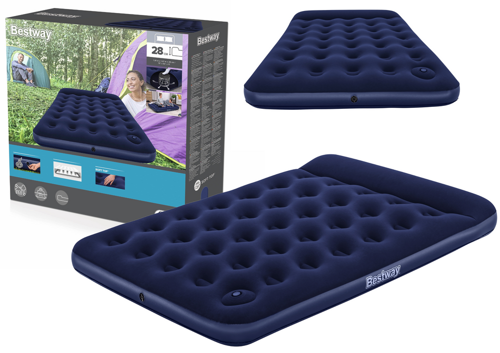Air Mattress With Pump 191 x 137 x 28 cm Bestway 67225