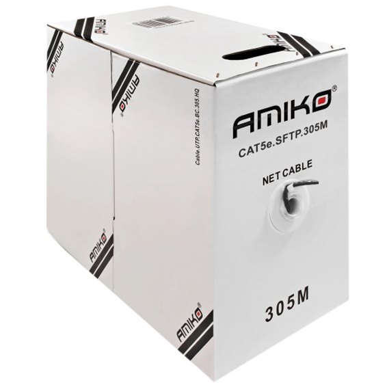 Amiko Mrežni FTP kabel, CAT5e, CCA, 305 met. - CAT5e FTP CCA 305m