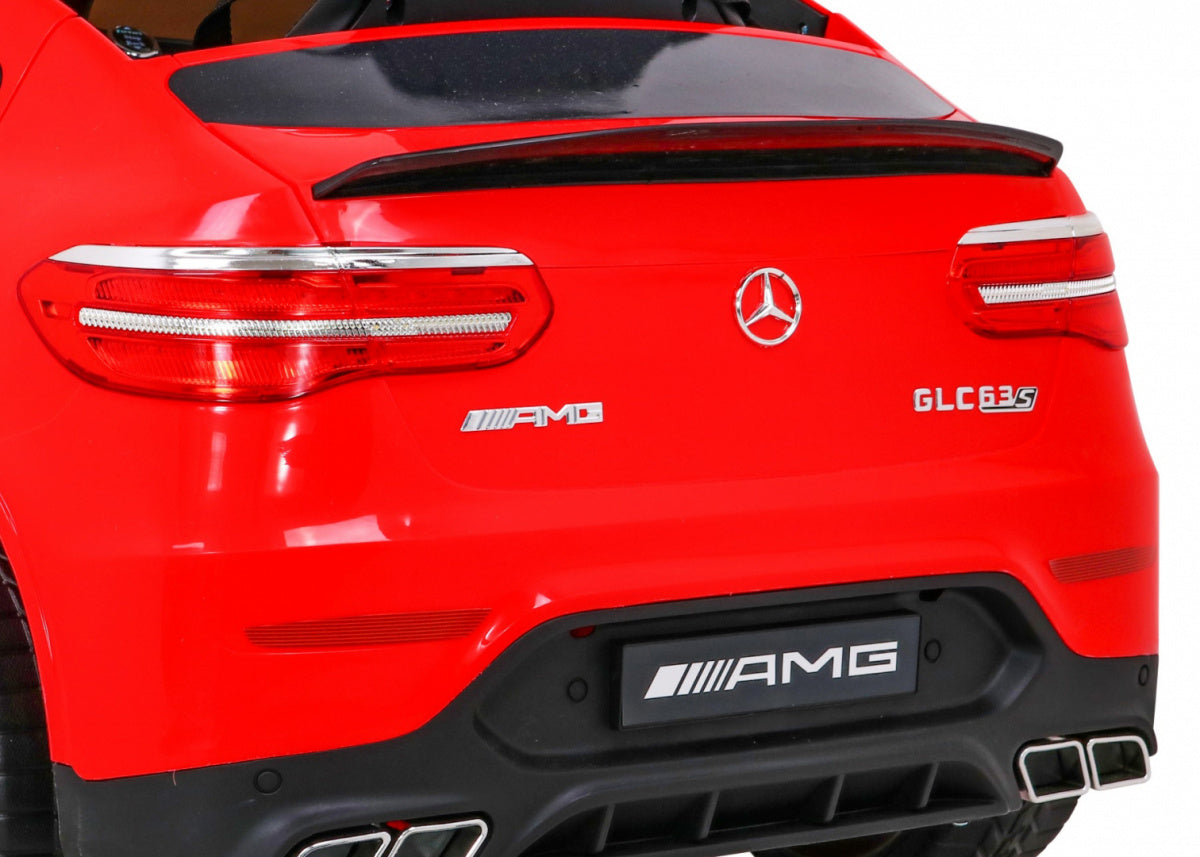 Licencirani auto na akumultor Mercedes Benz GLC63S 4x4- crvena
