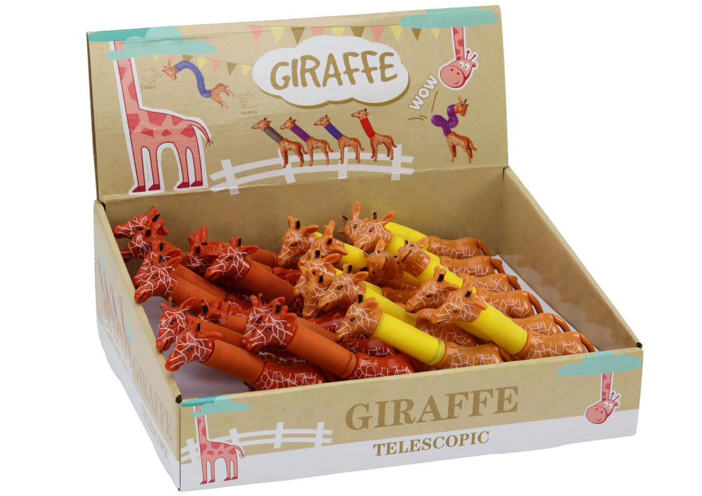 Giraffe Stretching Anti-stress Luminous LED Pop Tube MIX