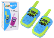 Walkie Talkie Travel sa dometom do 3 km - zeleno/plavi