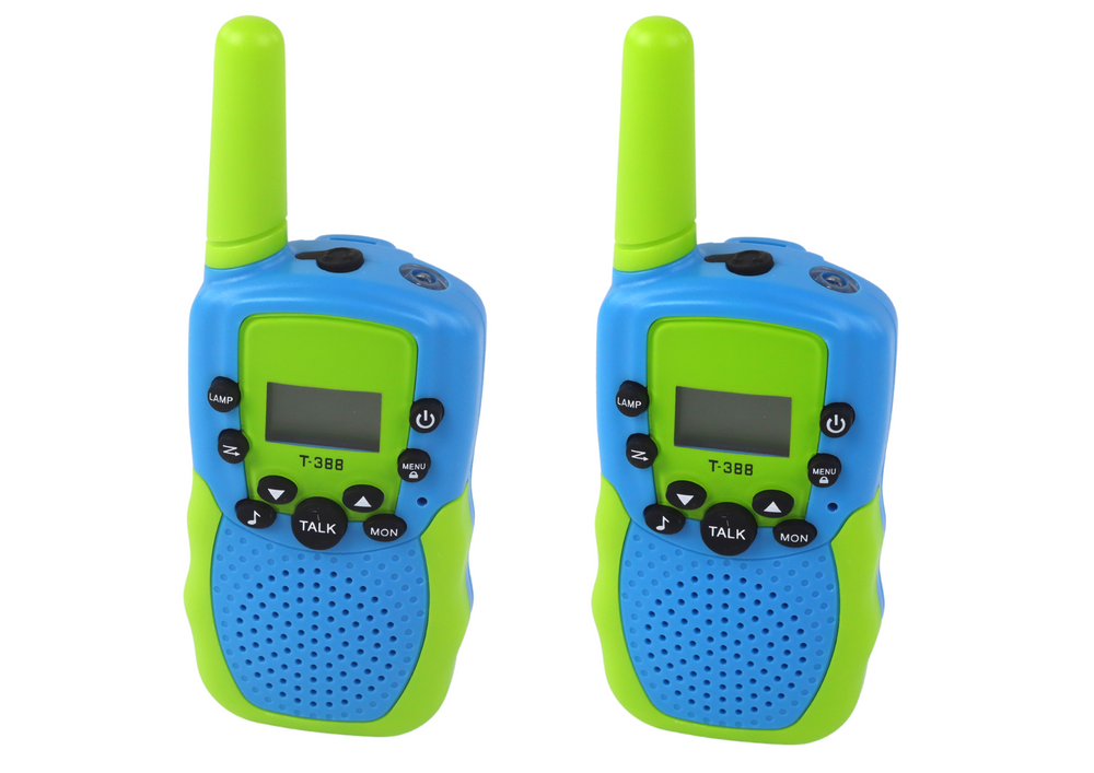 Walkie Talkie Travel sa dometom do 3 km - zeleno/plavi