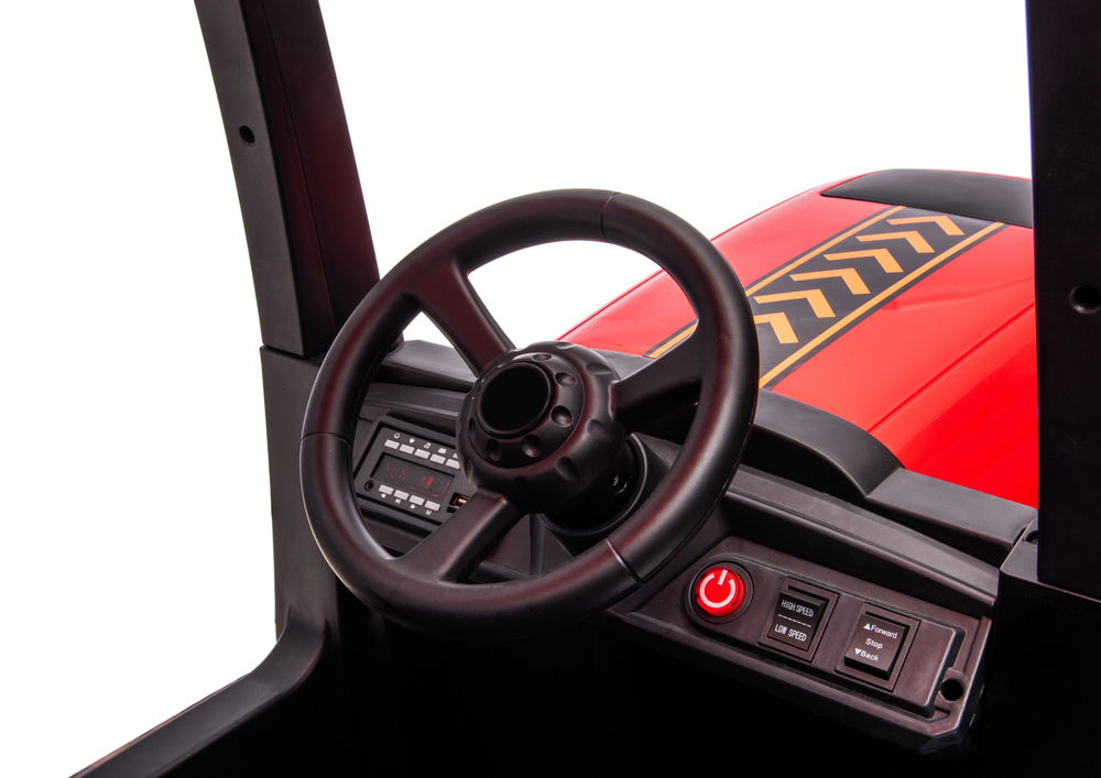 Traktor na akumulator A011 24V - crveni