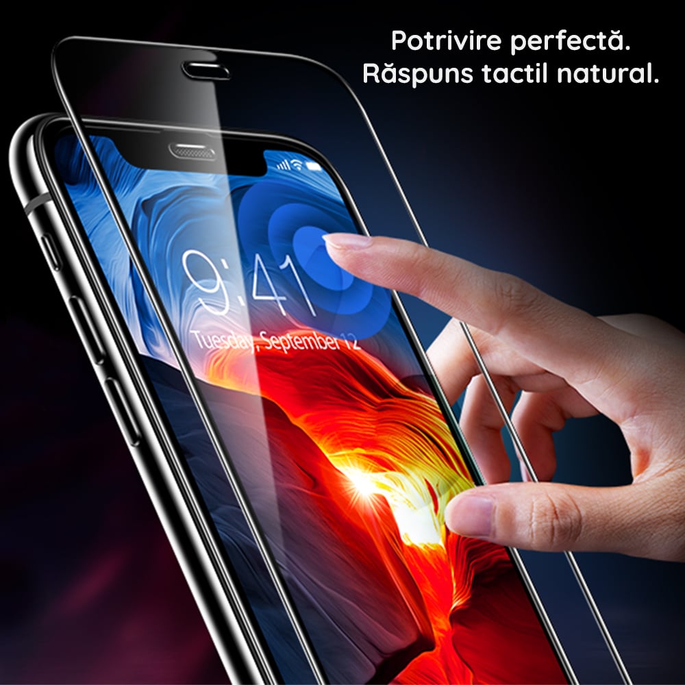 Techsuit – 111D Full Cover / Full Glue Sklo pro Xiaomi Redmi 13C 4G / 13C 5G / Poco M6 / C65 černé