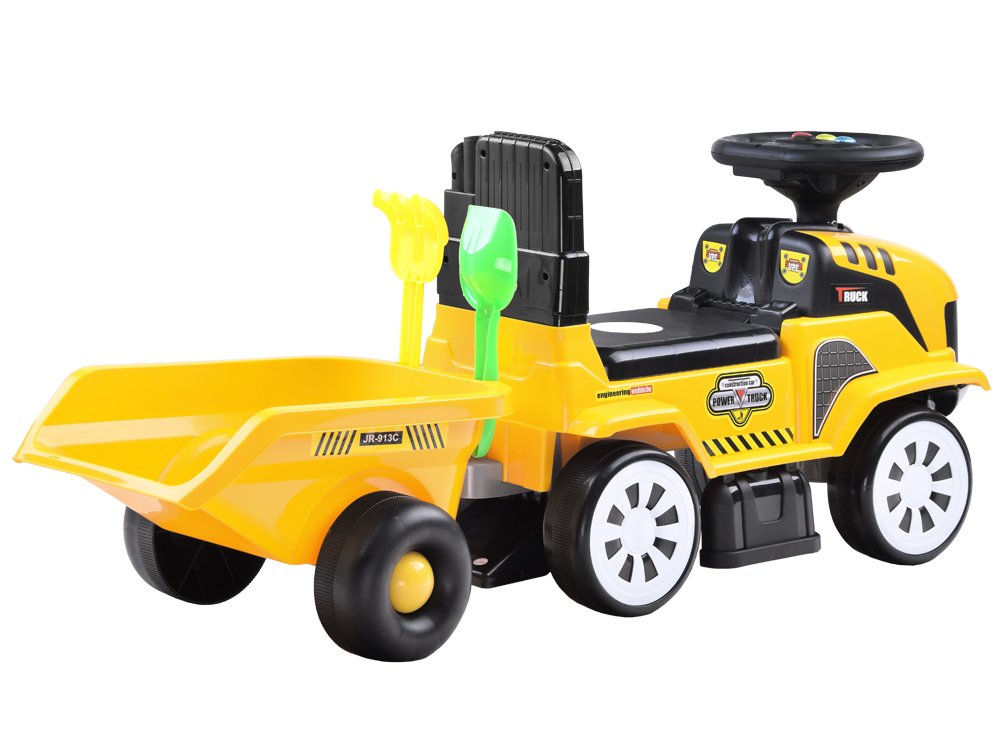 Guralica traktor s prikolicom – žuti