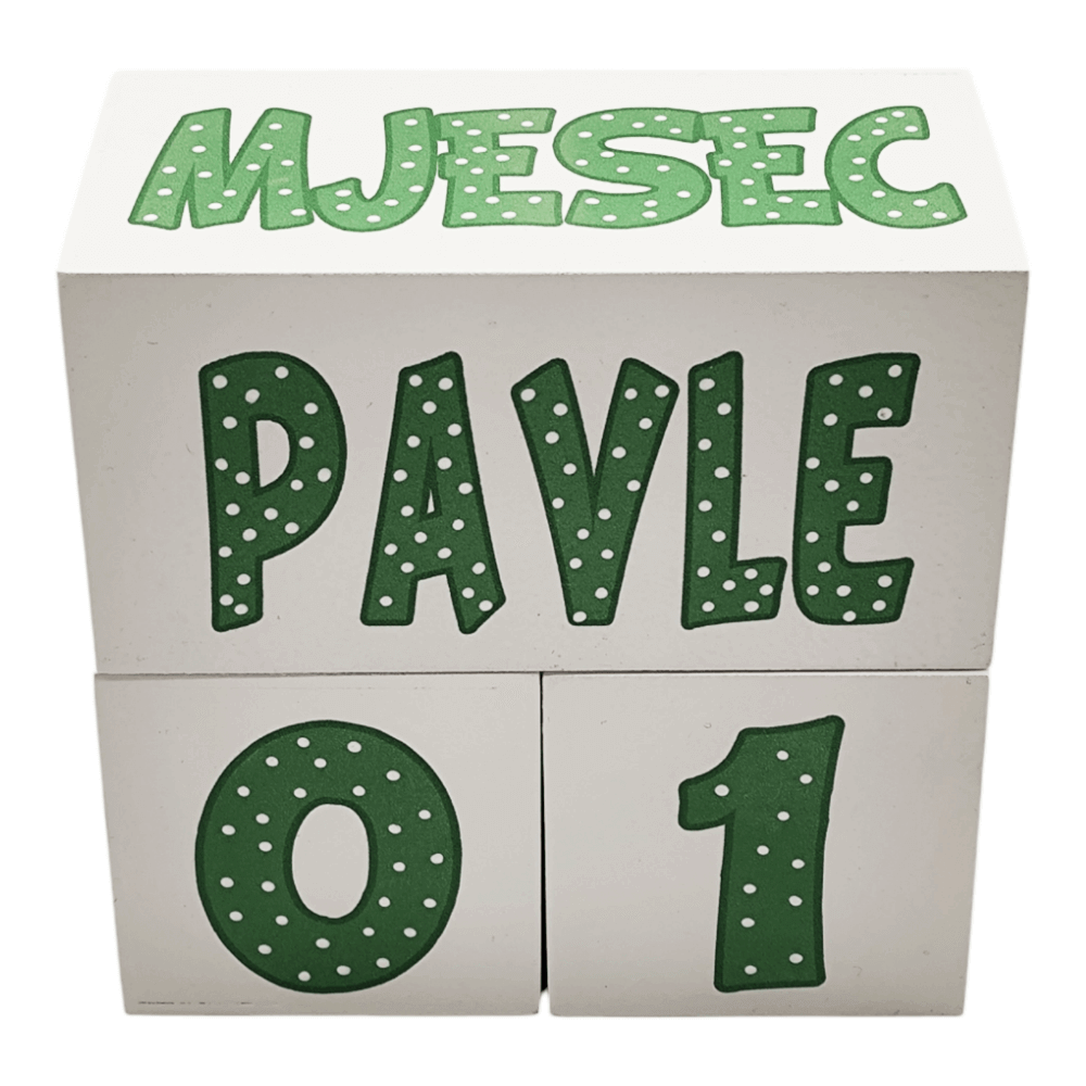 Milníkové kostky – Zaznamenejte každý důležitý okamžik růstu vašeho dítěte!