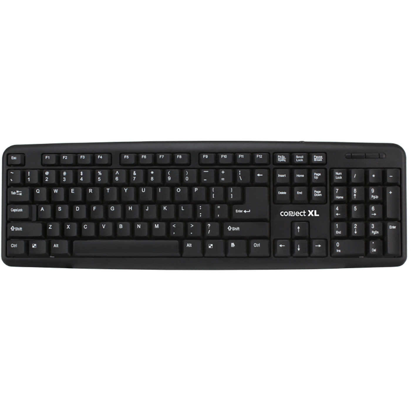 Connect XL Tipkovnica sa Qwerty rasporedom, USB, crna boja - CXL-K100