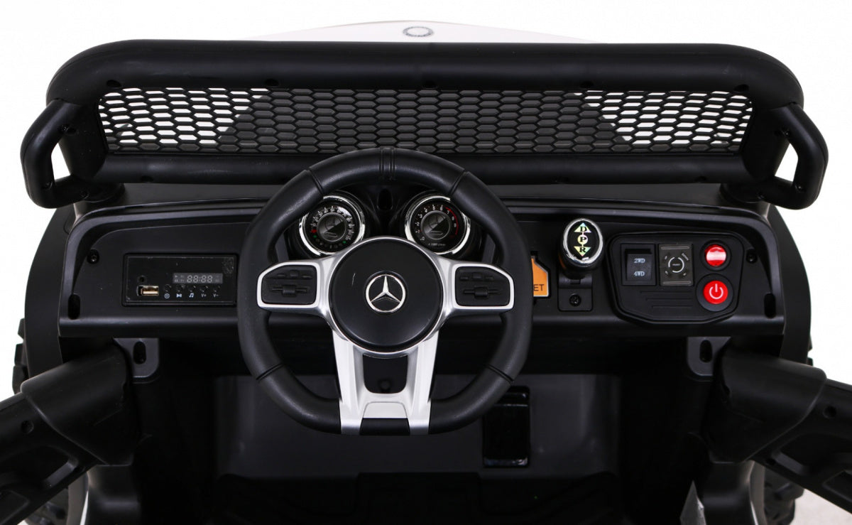 Licencirani auto na akumultor Mercedes BENZ UNIMOG S - bijeli