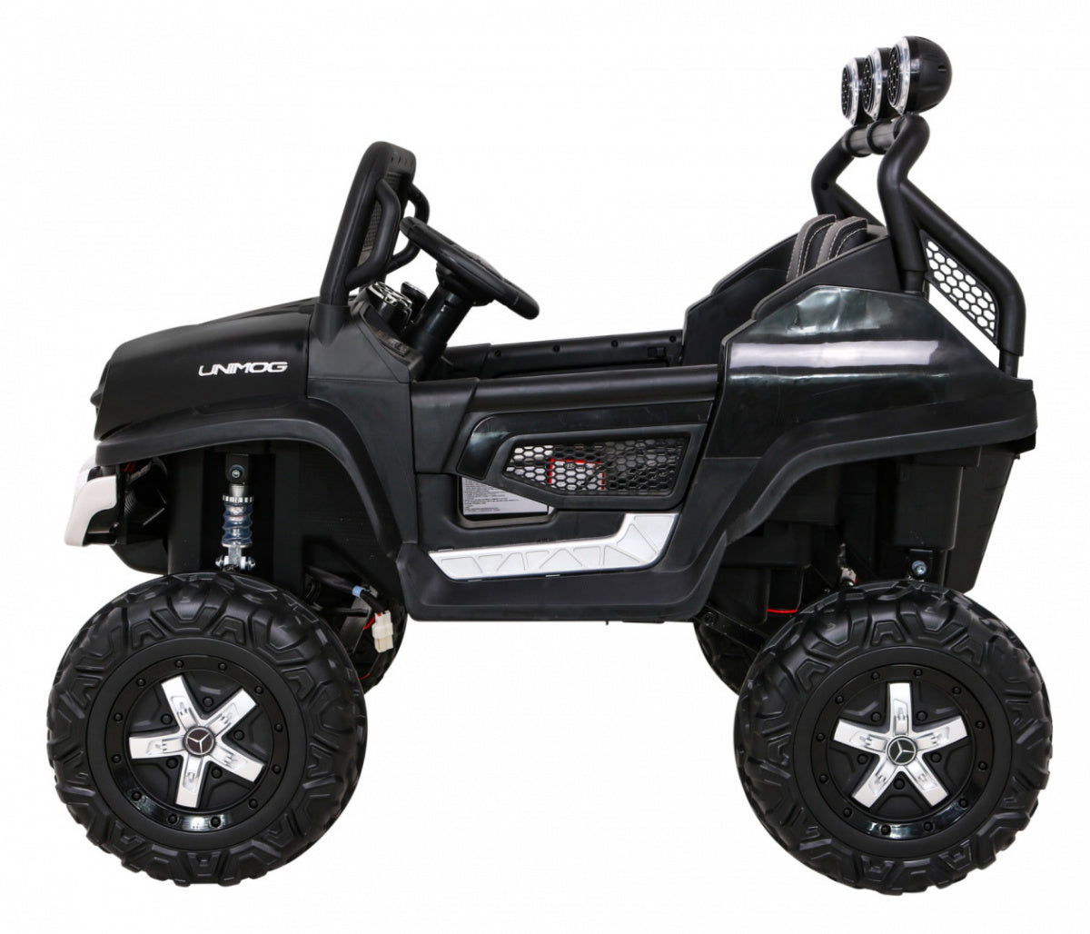 Licencirani auto na akumultor Mercedes BENZ UNIMOG S- crni