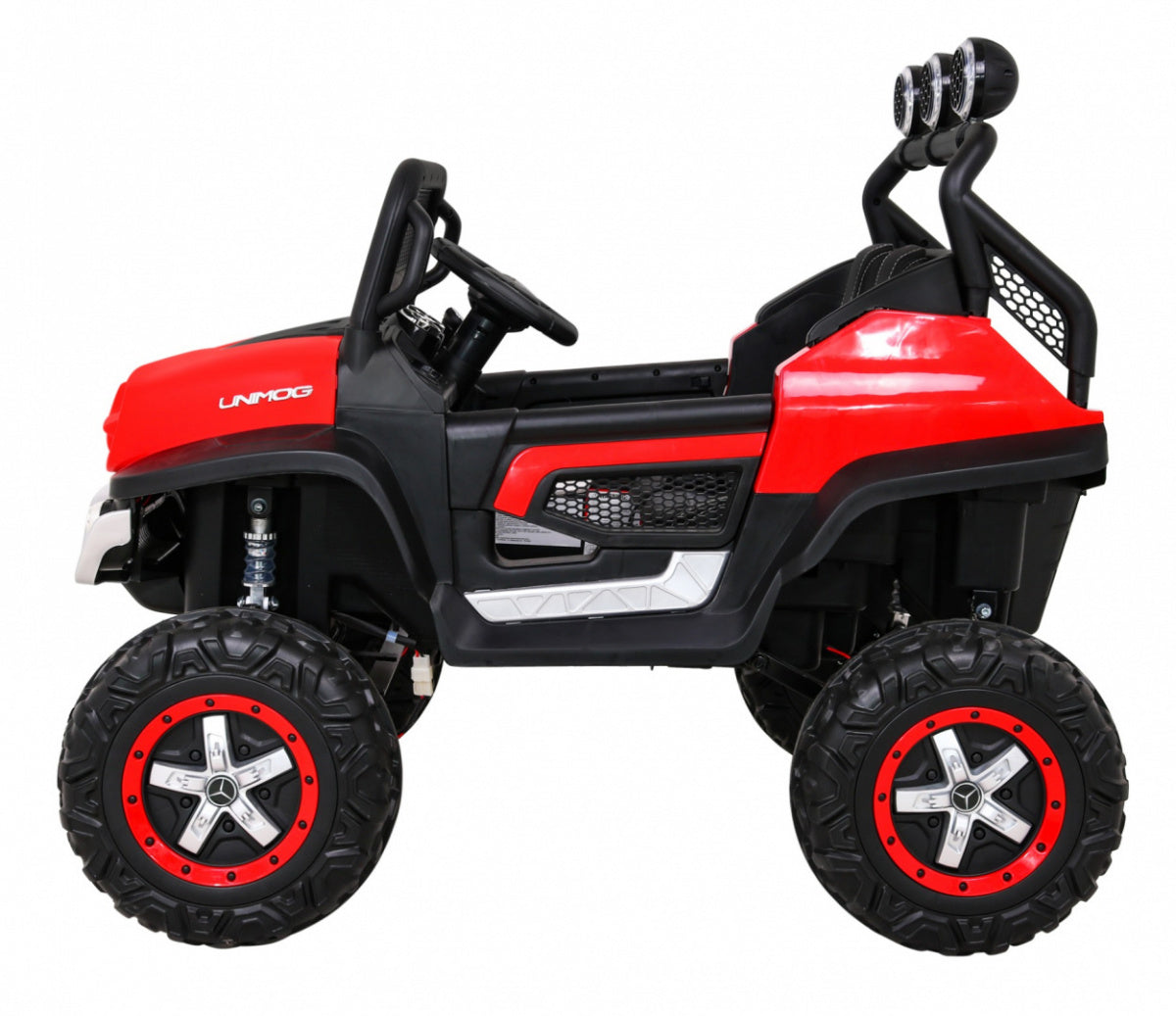 Licencirani auto na akumultor Mercedes BENZ UNIMOG S- crveni