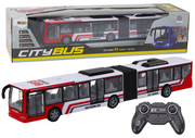 Autobus harmonika na daljinsko upravljanje 44,5 cm - crveno/bijeli