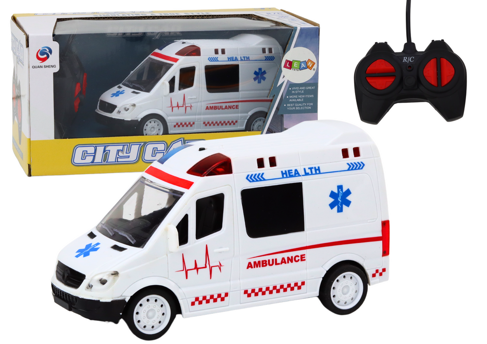 Auto na daljinsko upravljanje RC Ambulance - bijeli