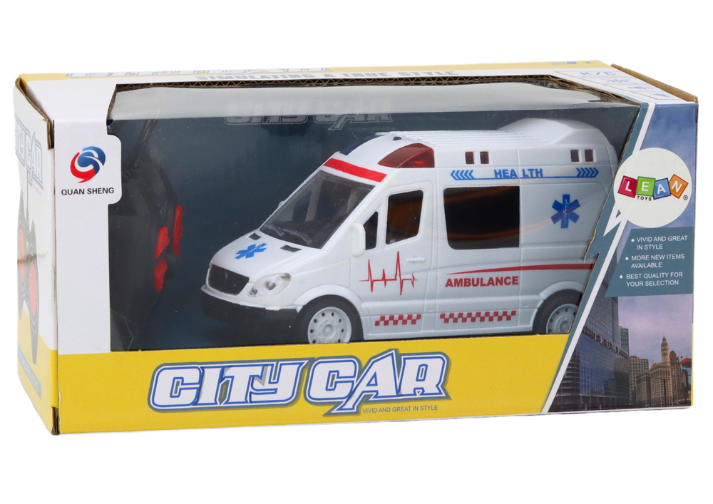 Auto na daljinsko upravljanje RC Ambulance - bijeli