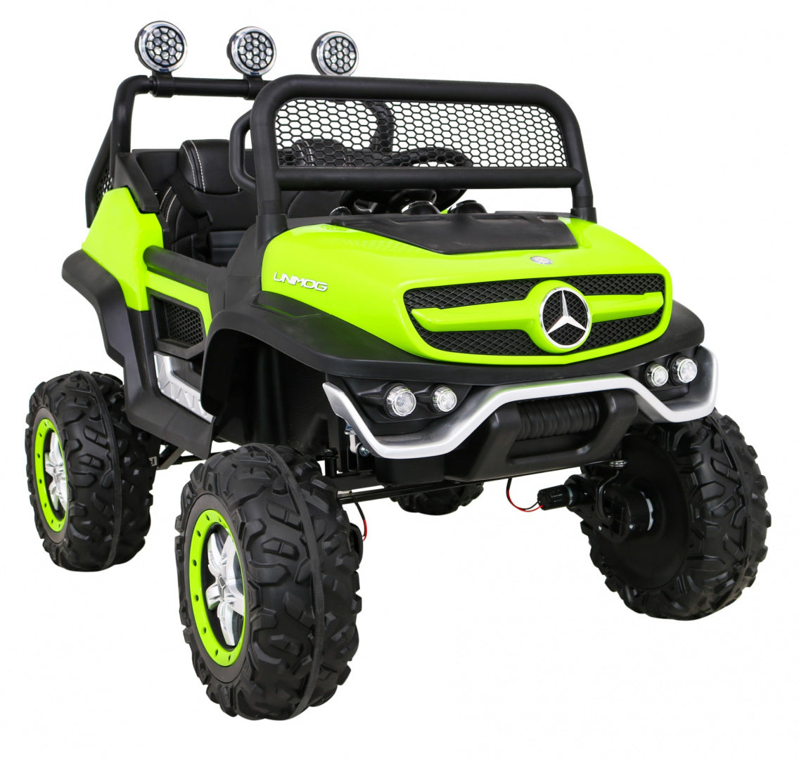 Licencirani auto na akumultor Mercedes BENZ UNIMOG S - zeleni