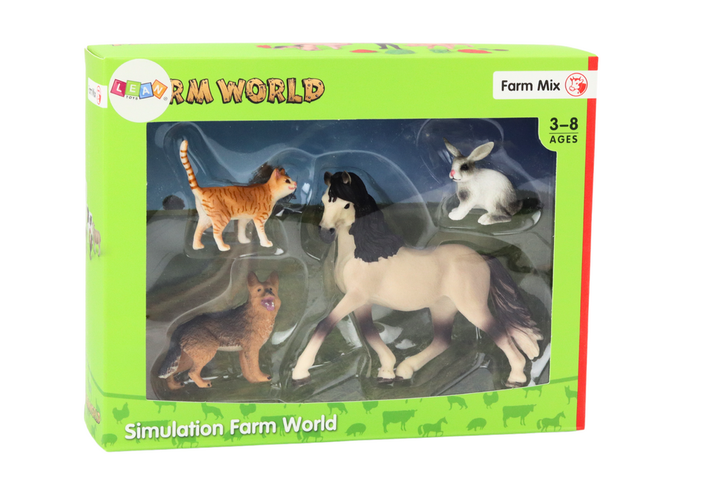 Set figurica 4u1 - konj, pas, zec, mačka