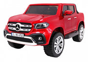 Licencirani auto na akumulator Mercedes Benz X-Class MP4 - crveni/lakirani