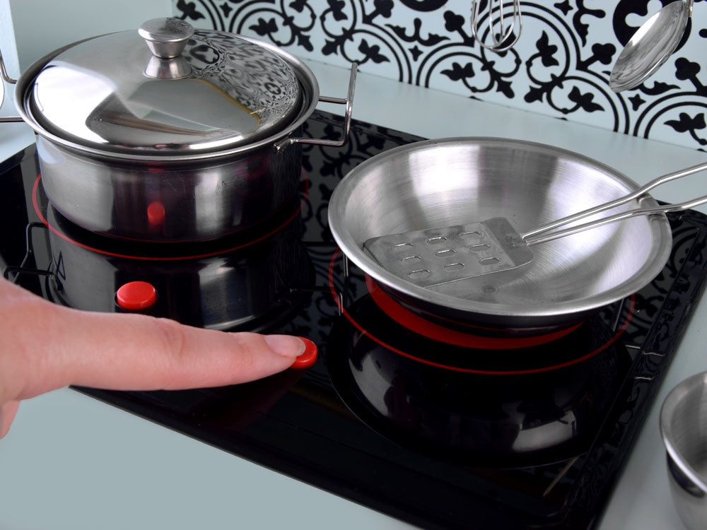 Drvena mint kuhinja s efektima