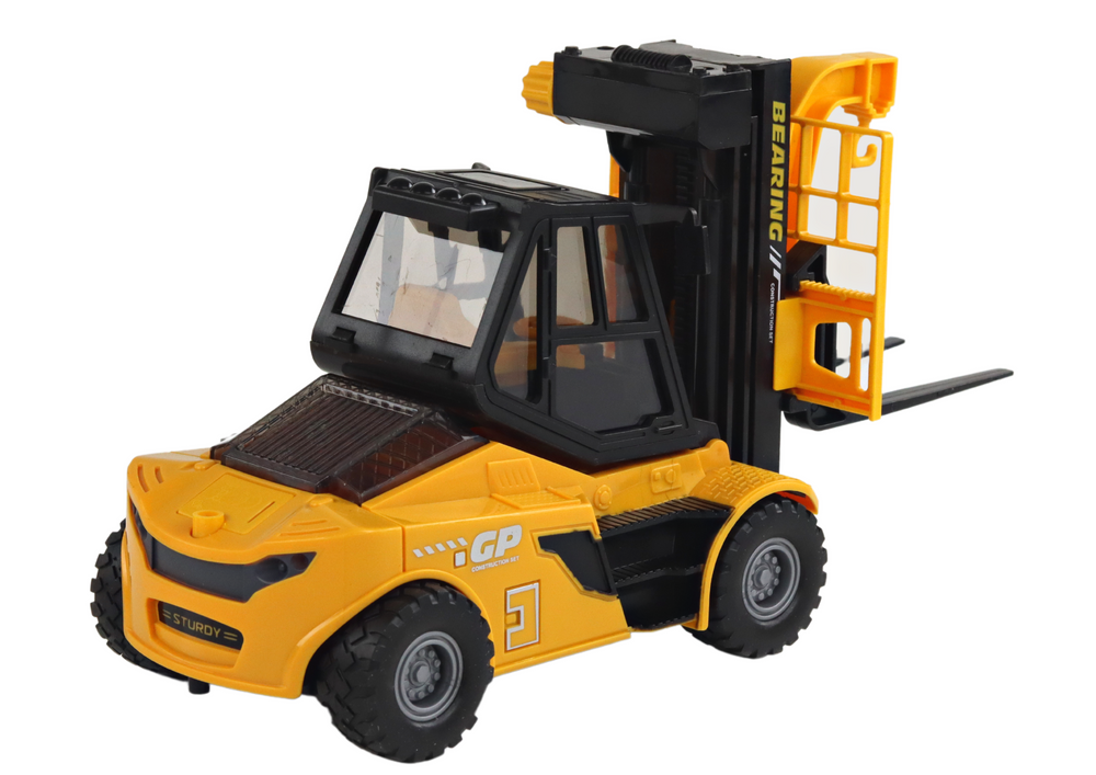 Viličar za igru u omjeru 1:16 s pokretnim vilicama - Žuti