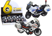 Policijski sportski motocikl s frikcionim pogonom, mjerilo 1:10 - boju biramo nasumično